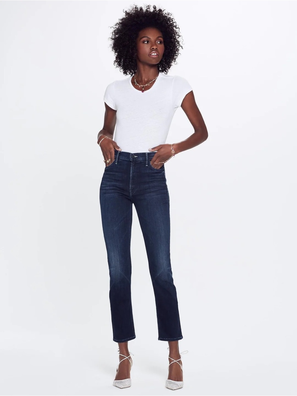 Mother denim the swooner ankle jean squeeze play size 30